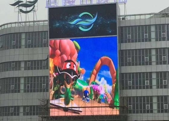 شاشة عرض LED خارجية P10، 10000 نقطة/متر مربع، 5000 شمعة/متر مربع