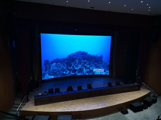 full color LED Advertising Wall Curtain, P4.81 Commercial Clear Full Color Resolution 52*52 HD رقاقة 1/13 فحص