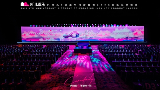 شاشة LED ملونة كاملة داخلية مع تكوين بيكسل 4 ملم و 62500 بيكسل لكل متر مربع لتحقيق دقة عالية