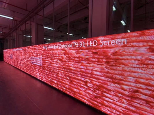 مضاد للماء كامل لون شاشة LED مقاومة للرياح عالية الوضوح لا سحب الظل شاشة LED