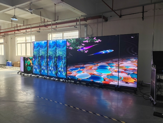 الملاعب الرياضية والمناسبات الرياضية الصيانة الأمامية زاوية عرض كبيرة P10 LED Video Wall HD