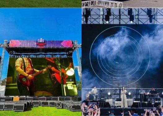 شاشة LED للإيجار الخارجية P4، مقاومة للماء IP65، سطوع 1200 شمعة/متر مربع