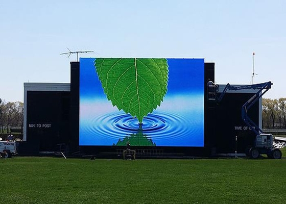 استئجار شاشة LED الإعلانية شاشة خارجية مقاومة للماء شاشة ملونة كاملة استخدام الفيديو