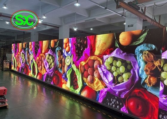 شاشة الإعلانات P10 الستار LED العرض كامل اللون في الهواء الطلق مقاوم للماء IP65 SMD