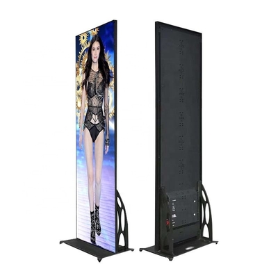 680x2000ملم حجم الشاشة عرض ملصق LED مع دقة عالية 209 * 104 و 320x160ملم حجم الوحدة
