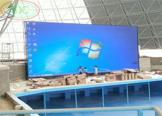 لوحات شاشة LED عالية السطوع في الهواء الطلق P6 بألوان كاملة للإعلان عن مراكز التسوق مع MBI 5024 IC