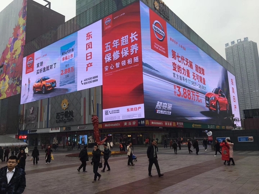 SCX LED خارجية Full Color LED Display ضوء عالي مقاوم للماء سهل التثبيت للإعلانات الرياضية والفعاليات