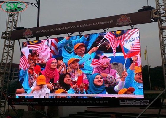 SMD P6 الشاشة الإعلانية التجارية LED 1/8 Scan Full Color LED Panel