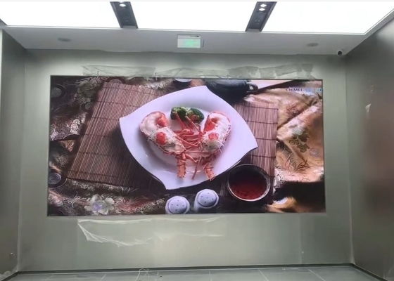 COB P1.25 LED Video Wall داخلي شاشة عرض LED 270420 نقطة / M2 492x492mm