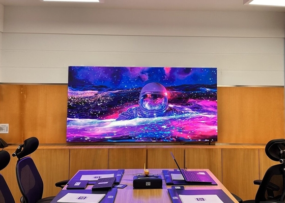 خزانة الألومنيوم الداخلية للصب الصبغ المكتمل لون شاشة LED RGB LED لوحات إعلانية عالية الكفاءة في استخدام الطاقة
