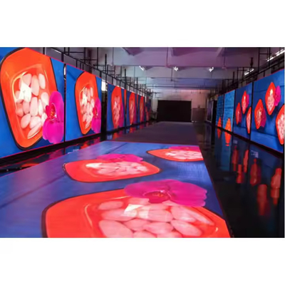 أرضية رقص LED توفير الطاقة مع استهلاك الطاقة 20W معدل تحديث 3840 هرتز / ثانية وحدة Qty W2 X H4 8PCS