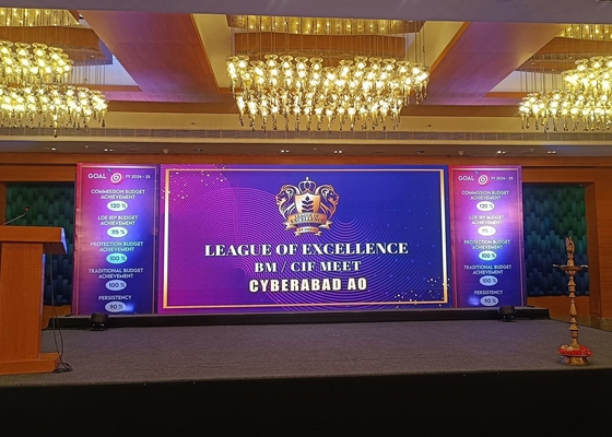 صندوق الإيجار LED Full Color SMD Screen 160,000 نقطة/Sq.Ft