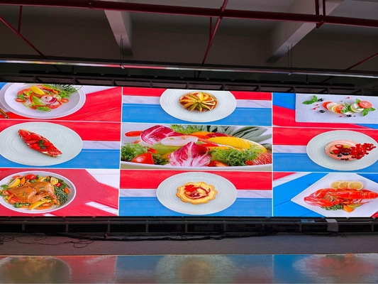 تكنولوجيا COB المتقدمة ذات الشريحة المقلبة الكاملة معدل الصوت الدقيق LED Display معدل الصوت الأصغر 3840Hz Refresh led video display