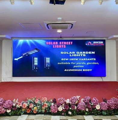 شاشة استئجار كامل اللون LED شاشة مرحلة الخلفية P3.91 SMD 1/8 مسح رقاقة LED البصرية