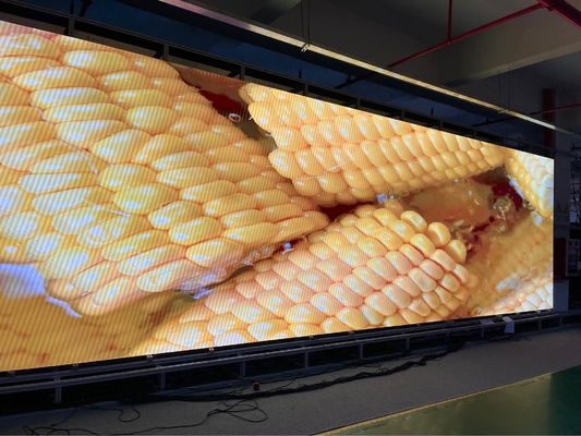 P2.5 الشاشة المضادة للماء بالكامل الملونة LED الملتوية / الشاشة المرنة LED
