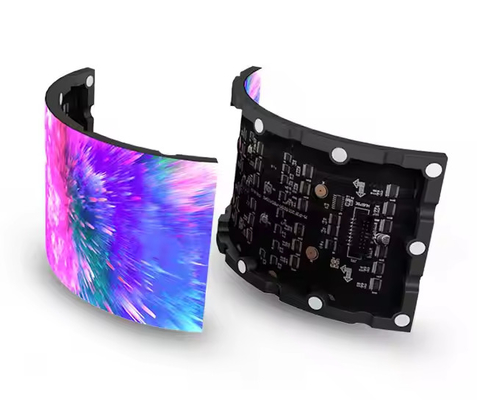 ضوء عالية ملونة كاملة SMD فيلم مرن قابلة للطي شاشة LED 3 سنوات ضمان