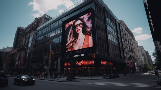 SCX LED Full Color Outdoor Fixed Installation Billboard Screen Video Wall P5 LED Display مع اللون الحقيقي والطبيعي