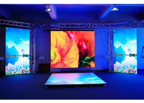 شاشة LED للخارج تأجير P4.81 شاشة منحنية SMD 2727 للمرحلة 3840HZ