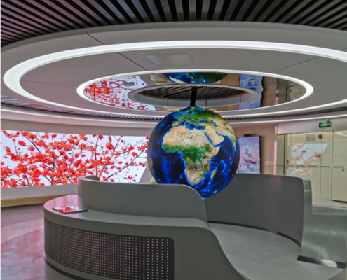 طريقة صيانة الخدمة الأمامية شاشة LED Globe مدعومة بشريحة Epistar LED للشاشة