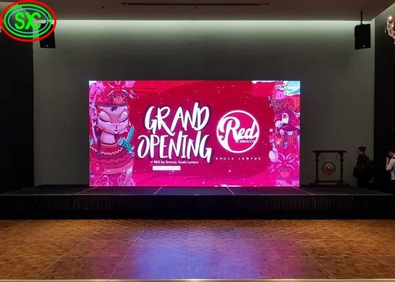 شاشة ألومنيوم المصبوب المميت خلفية HD 160x160mm P2.5 العرض LED الإيجار