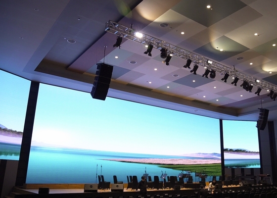 P10 محيط الملعب عرض LED ملون كامل 3000 هرتز 1R1G1B 320x160mm