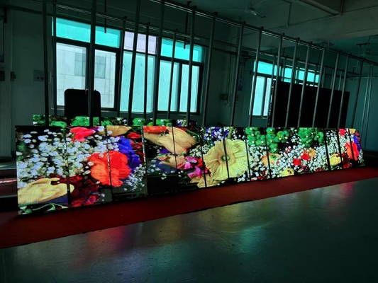 شاشة فيديو عالية الجودة RGB P2.6 داخلية للصب الألومنيوم كامل اللون LED Display Rental 3840HZ شاشة فيديو عالية الجودة 250 * 250MM