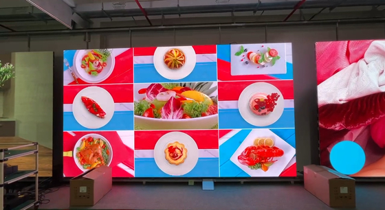 شاشة فيديو عالية الجودة RGB P2.6 داخلية للصب الألومنيوم كامل اللون LED Display Rental 3840HZ شاشة فيديو عالية الجودة 250 * 250MM
