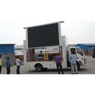 320 * 160mm حجم الوحدة P5 شاشة LED شاحنة متنقلة لمتطلبات العملاء