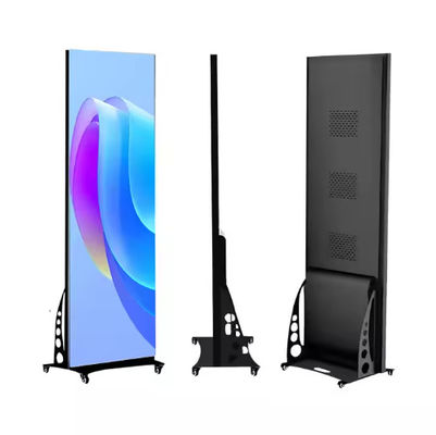 سعر جيد شاشة ملصقات LED بحجم 320x160 مم، دقة الوحدة 209*104، حجم الشاشة 680x2000 مم للإعلانات التجارية الانترنت
