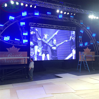 خلفية LED عالية معدل التحديث 600w / m2 المثلى لعرض معدل التحديث