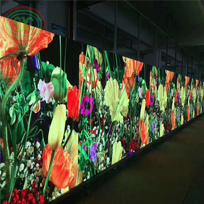 أفضل شاشة SMD LED مع مستوى الحماية Ip43 حجم الخزانة العادية 960 * 960mm العمر 100