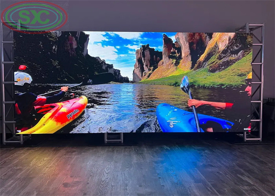 نظام حائط فيديو LED كامل P3.91 شاشة LED 500mmx500mm خلفية المسرح شاشة LED داخلية