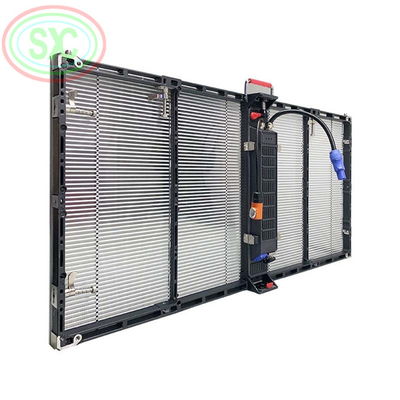 جدار فيديو LED شفاف قابل للتخصيص مع نوع SMD2121 Led ووزن وحدة 0.2KG / PC