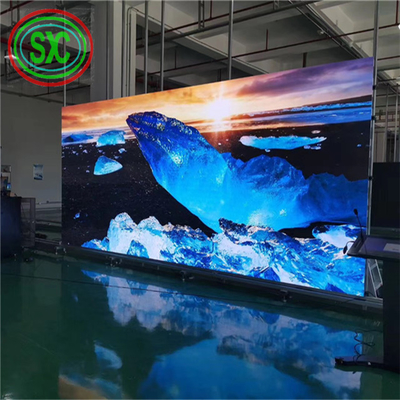 شاشة LED خارجية متعددة الألوان مخصصة مع تكوين بكسل RGB 3 في 1 وحجم شاشة مخصص