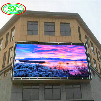 مادة خزانة ألومنيوم مخصصة طريقة صيانة الخدمة الخلفية لشاشة LED ثابتة SMD3535/2727 شكل وحجم LED