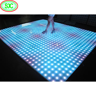 سعر جيد أرضية رقص LED قابلة للتخصيص مع ألوان RGB وعمر افتراضي 000 ساعة الانترنت