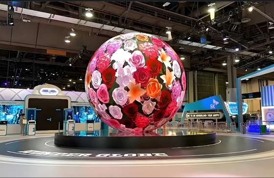 شاشة Epistar Chip Round LED Monitor 320 * 160mm للمشاهدة الدقيقة والدقيقة