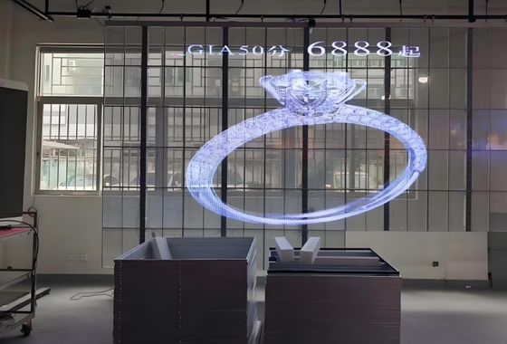 سعر جيد شاشة LED شفافة SMD2121 الحل الأمثل للإعلانات الخارجية الانترنت