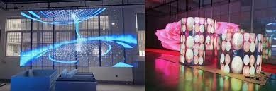 خزانة ألومنيوم شاشة LED شفافة G7.82-7.82 ومتوسط ​​عدم الفشل 1000 ساعة لمتطلباتك