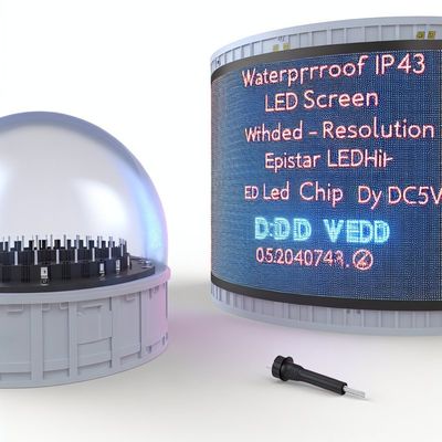 شاشة LED IP43 مقاومة للماء مع دقة Epistar Led Chip DC5V