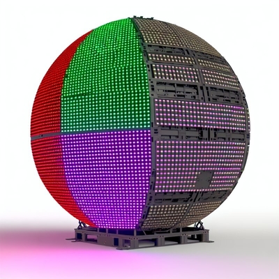 شاشة LED كروية بخدمة أمامية معتمدة من UL مع حجم وحدة 320 * 160 مم وشهادة UL