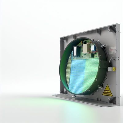 شاشة LED دائرية للخدمة الأمامية بجهد 5 فولت تيار مستمر تبسط حلول الصيانة