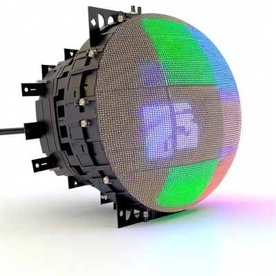 Epistar LED Chip Powered Sphere LED Screen مع شهادة ISO و IP43 مقاوم للماء