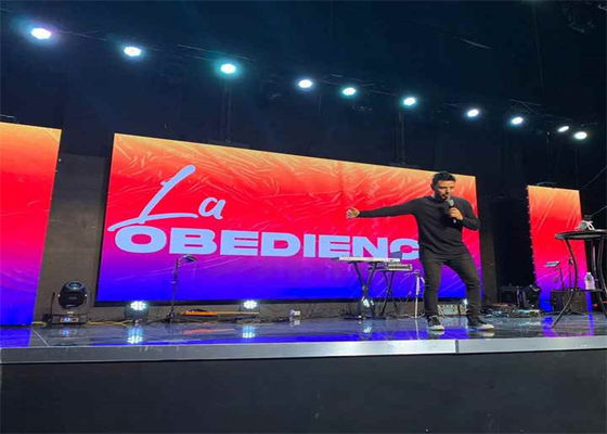 بسهولة تجميع وإزالة داخلية P3.91 شاشة LED 500 * 500mm