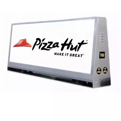 P6 HD Full Color LED Car Roof Sign Display IP65 مقاوم للماء