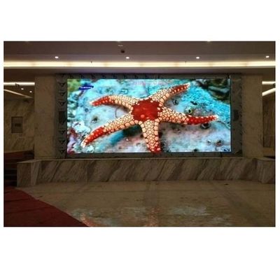 شاشة LED ملونة كاملة داخلية لأداء المسرح الإعلاني وشاشة SMD P4 ثلاثية الألوان ذات الدقة العالية