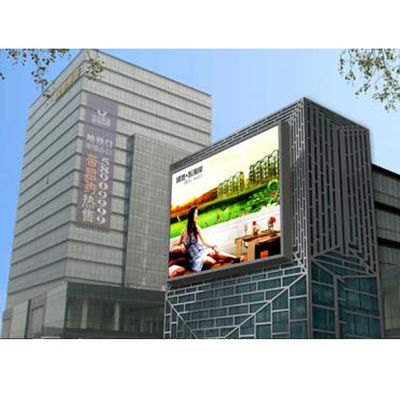 سعر جيد لوحة شاشة عرض الإعلانات LED الخارجية الثابتة P10 960x960mm بالألوان الكاملة المقاومة للماء الانترنت