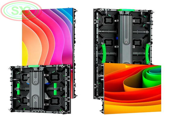 شاشة LED ضخمة من الألومنيوم المصبوب 500 * 1000 سم عرض LED داخلي لوحة إعلان LED