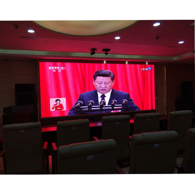 شاشة عرض LED داخلية P3 عالية الدقة ذات الملعب الصغير 576 * 576 مللي متر لوحة خزانة ديكاستينج