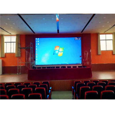 شاشة عرض LED داخلية P3 عالية الدقة ذات الملعب الصغير 576 * 576 مللي متر لوحة خزانة ديكاستينج